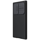 For Samsung Galaxy S22 Ultra 5G NILLKIN Black Mirror Pro Series Camshield Phone Case(Black)