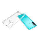 For Motorola Moto E20 / E30 / E40 Shockproof Non-slip Thickening TPU Phone Case(Transparent)