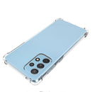 For Samsung Galaxy A73 Shockproof Non-slip Thickening TPU Phone Case(Transparent)