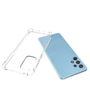 For Samsung Galaxy A73 Shockproof Non-slip Thickening TPU Phone Case(Transparent)