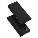 For OPPO Realme C21Y / C25Y DUX DUCIS Skin Pro Series Flip Leather Phone Case(Black)