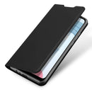 For OPPO Realme C21Y / C25Y DUX DUCIS Skin Pro Series Flip Leather Phone Case(Black)