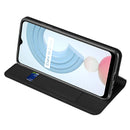 For OPPO Realme C21Y / C25Y DUX DUCIS Skin Pro Series Flip Leather Phone Case(Black)