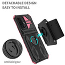 For Xiaomi 11T / 11T Pro Armor Wristband Phone Case(Pink)