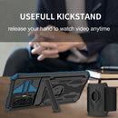 For Xiaomi 11T / 11T Pro Armor Wristband Phone Case(Blue)