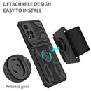 For Xiaomi Redmi Note 11 Pro Armor Wristband Phone Case(Black)
