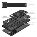 For Xiaomi Redmi Note 11 Pro Armor Wristband Phone Case(Black)