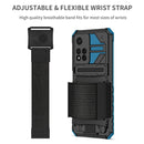 For Xiaomi Redmi Note 11 Pro Armor Wristband Phone Case(Blue)