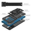 For Xiaomi Redmi Note 11 Pro Armor Wristband Phone Case(Blue)