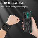 For Xiaomi Redmi Note 11 Pro Armor Wristband Phone Case(Dark Green)