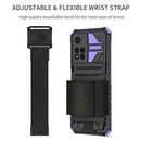 For Xiaomi Redmi Note 11 Pro Armor Wristband Phone Case(Purple)
