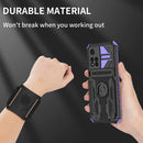 For Xiaomi Redmi Note 11 Pro Armor Wristband Phone Case(Purple)