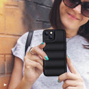 Eiderdown Airbag Shockproof Phone Case For iPhone 13(Red)