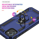 For Samsung Galaxy A03 164mm Version Shockproof TPU + PC Phone Case(Blue)