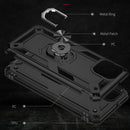 For Samsung Galaxy A03 166mm Version Shockproof TPU + PC Phone Case(Black)