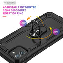 For Samsung Galaxy A03 166mm Version Shockproof TPU + PC Phone Case(Black)