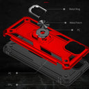 For Samsung Galaxy A03 166mm Version Shockproof TPU + PC Phone Case(Red)