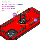 For Samsung Galaxy A03 166mm Version Shockproof TPU + PC Phone Case(Red)