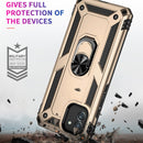For Samsung Galaxy A03 166mm Version Shockproof TPU + PC Phone Case(Gold)