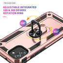 For Samsung Galaxy A03 166mm Version Shockproof TPU + PC Phone Case(Rose Gold)