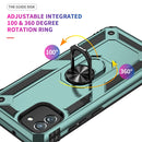 For Samsung Galaxy A03 166mm Version Shockproof TPU + PC Phone Case(Dark Green)