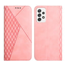 For Samsung Galaxy A33 5G Skin Feel Magnetic Leather Phone Case(Rose Gold)