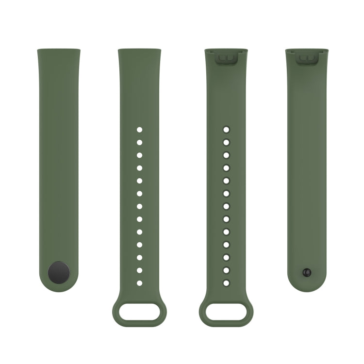 For Xiaomi Redmi Smart Band Pro Silicone Watch Band(Dark Green)