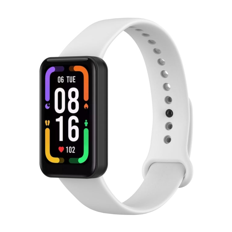 For Xiaomi Redmi Smart Band Pro Silicone Watch Band(White)