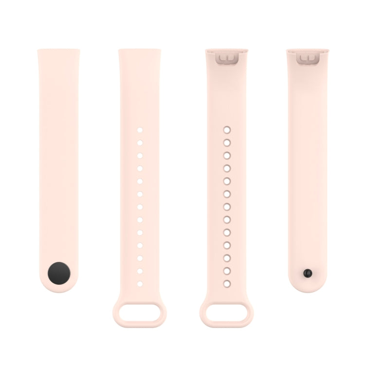 For Xiaomi Redmi Smart Band Pro Silicone Watch Band(Light Pink)