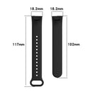 For Xiaomi Redmi Smart Band Pro Silicone Watch Band(Black)
