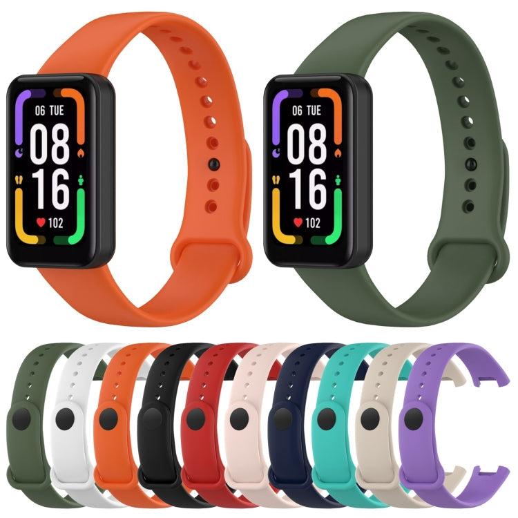 For Xiaomi Redmi Smart Band Pro Silicone Watch Band(Dark Green)