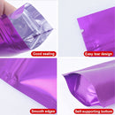100 PCS/Set Matte Aluminum Foil Snack Stand-up Pouch, Size:10x15+3cm(Gold)