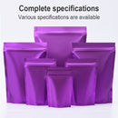 100 PCS/Set Matte Aluminum Foil Snack Stand-up Pouch, Size:18x26+4cm(Pink)