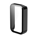 For Xiaomi Redmi Smart Band Pro PC + Tempered Glass Watch Protective Case(Black)