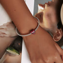 S925 Sterling Silver Heart Light Beads DIY Bracelet Necklace Accessories