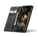 For Samsung Galaxy A13 5G / 4G CaseMe 013 Multifunctional Horizontal Flip Leather Phone Case(Black)