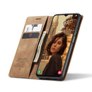 For Samsung Galaxy A13 5G / 4G CaseMe 013 Multifunctional Horizontal Flip Leather Phone Case(Brown)