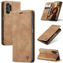 For Samsung Galaxy A13 5G / 4G CaseMe 013 Multifunctional Horizontal Flip Leather Phone Case(Brown)