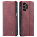 For Samsung Galaxy A13 5G / 4G CaseMe 013 Multifunctional Horizontal Flip Leather Phone Case(Wine Red)