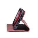 For Samsung Galaxy A13 5G / 4G CaseMe 013 Multifunctional Horizontal Flip Leather Phone Case(Wine Red)