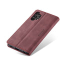 For Samsung Galaxy A13 5G / 4G CaseMe 013 Multifunctional Horizontal Flip Leather Phone Case(Wine Red)