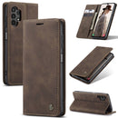 For Samsung Galaxy A13 5G / 4G CaseMe 013 Multifunctional Horizontal Flip Leather Phone Case(Coffee)