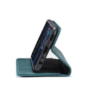 For Samsung Galaxy A33 5G CaseMe 013 Multifunctional Horizontal Flip Leather Phone Case(Blue)