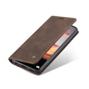 For Samsung Galaxy A33 5G CaseMe 013 Multifunctional Horizontal Flip Leather Phone Case(Coffee)