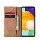 For Samsung Galaxy A53 5G CaseMe 013 Multifunctional Horizontal Flip Leather Phone Case(Brown)