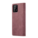 For Samsung Galaxy A53 5G CaseMe 013 Multifunctional Horizontal Flip Leather Phone Case(Wine Red)