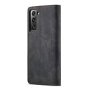 For Samsung Galaxy S22 CaseMe 013 Multifunctional Horizontal Flip Leather Phone Case(Black)