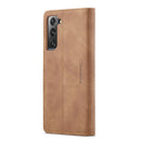 For Samsung Galaxy S22 CaseMe 013 Multifunctional Horizontal Flip Leather Phone Case(Brown)