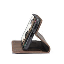 For Samsung Galaxy S22 CaseMe 013 Multifunctional Horizontal Flip Leather Phone Case(Coffee)