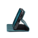 For Samsung Galaxy S22+ CaseMe 013 Multifunctional Horizontal Flip Leather Phone Case(Blue)